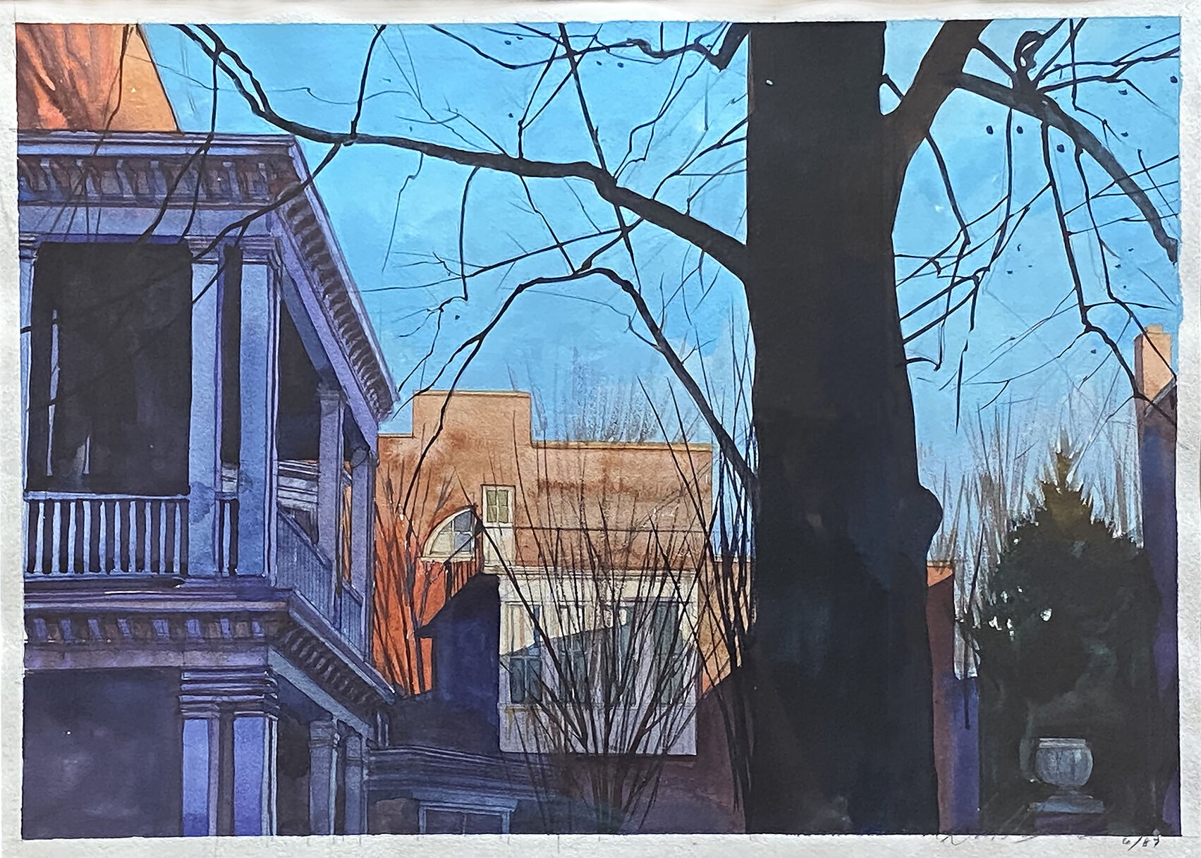 David Brumbach painting: Charles Demuth's Birthplace